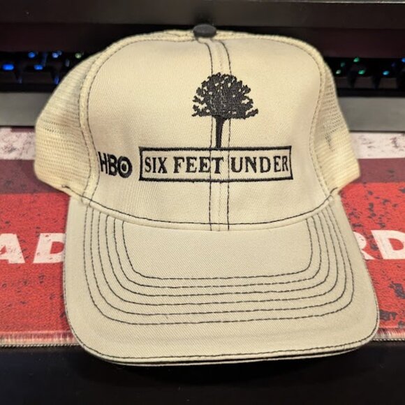 HBO Six Feet Under Snapback Hat RARE PROMOTIONAL TV SHOW MERCHANDISE - Picture 1 of 3
